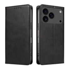 Load image into Gallery viewer, Leather Folio Wallet Magnetic Kickstand Flip Apple iPhone 17 Pro Case
