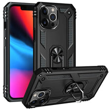 Load image into Gallery viewer, Rugged Armor Magnetic Finger Ring Holder Kickstand Cover Apple iPhone 12 Pro Case