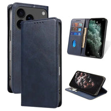 Load image into Gallery viewer, Leather Folio Wallet Magnetic Kickstand Flip Apple iPhone 17 Pro Case