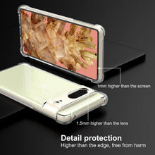 Load image into Gallery viewer, Clear Transparent Silicone w/ Rugged Edges Case Cover Google Pixel 7 / 7 Pro / 7a