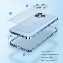 Load image into Gallery viewer, Aluminum Metal Frame Camera Protection Apple iPhone 15 Pro Max Case