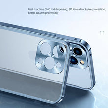 Load image into Gallery viewer, Aluminum Metal Frame Camera Protection Case Apple iPhone 15 / 15 Plus / 15 Pro / 15 Pro Max