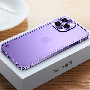 Aluminum Metal Frame Camera Protection Case Apple iPhone 15 / 15 Plus / 15 Pro / 15 Pro Max