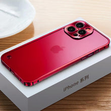 Load image into Gallery viewer, Aluminum Metal Frame Camera Protection Apple iPhone 15 Pro Max Case
