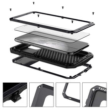 Load image into Gallery viewer, Gorilla Glass Aluminum Alloy Heavy Duty Shockproof Case Apple iPhone 8 or 8 Plus - BingBongBoom