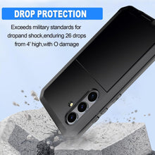 Load image into Gallery viewer, Gorilla Glass Aluminum Alloy Heavy Duty Shockproof Samsung Galaxy S23 Case