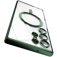 Load image into Gallery viewer, Colored Bumper Magnetic MagSafe Charging Case Samsung Galaxy S22 Ultra Case