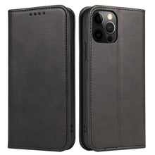 Load image into Gallery viewer, Leather Folio Wallet Magnetic Kickstand Flip Apple iPhone 15 Pro Max Case