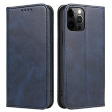 Load image into Gallery viewer, Leather Folio Wallet Magnetic Kickstand Flip Apple iPhone 15 Pro Max Case