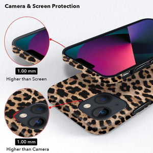 Cute Leopard Print Pattern Soft TPU Case Cover Apple iPhone 15 / 15 Plus / 15 Pro / 15 Pro Max