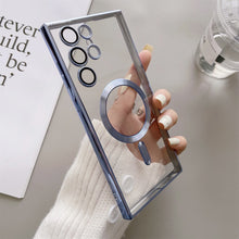 Load image into Gallery viewer, Colored Bumper Magnetic MagSafe Charging Case Samsung Galaxy S24 Case