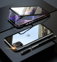 Load image into Gallery viewer, 360° Magnetic Metal Double-Sided Glass Case Apple iPhone 15 / 15 Plus / 15 Pro / 15 Pro Max