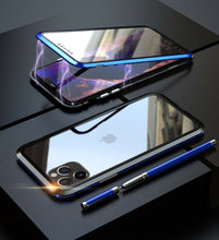 Load image into Gallery viewer, 360° Magnetic Metal Double-Sided Glass Case Apple iPhone 15 / 15 Plus / 15 Pro / 15 Pro Max