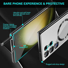 Load image into Gallery viewer, Colored Bumper Magnetic MagSafe Charging Case Samsung Galaxy S23 Ultra Case