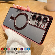 Load image into Gallery viewer, Colored Bumper Magnetic MagSafe Charging Case Samsung Galaxy S22 / S22 Plus / S22 Ultra