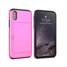Load image into Gallery viewer, Card Slot Holder Wallet Shock Proof Apple iPhone XS Max Case - BingBongBoom