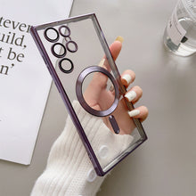 Load image into Gallery viewer, Colored Bumper Magnetic MagSafe Charging Case Samsung Galaxy S23 Ultra Case