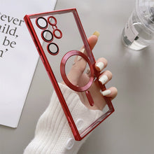 Load image into Gallery viewer, Colored Bumper Magnetic MagSafe Charging Case Samsung Galaxy S24 Case
