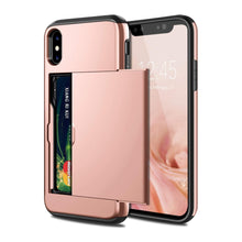 Load image into Gallery viewer, Card Slot Holder Wallet Shock Proof Apple iPhone XS Max Case - BingBongBoom