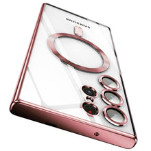 Load image into Gallery viewer, Colored Bumper Magnetic MagSafe Charging Case Samsung Galaxy S22 Ultra Case