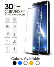 Load image into Gallery viewer, 3D Curved Edge Premium Tempered Glass Screen Protector Samsung Galaxy S8 or S8 Plus - BingBongBoom
