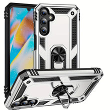 Load image into Gallery viewer, Rugged Armor Magnetic Finger Ring Holder Kickstand Cover Samsung Galaxy S24 Plus Case