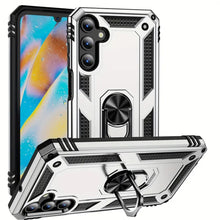Load image into Gallery viewer, Rugged Armor Magnetic Finger Ring Holder Kickstand Cover Samsung Galaxy S22 Ultra Case