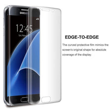 Load image into Gallery viewer, 3D Curved Edge Premium Tempered Glass Screen Protector Samsung Galaxy S7 Edge - BingBongBoom