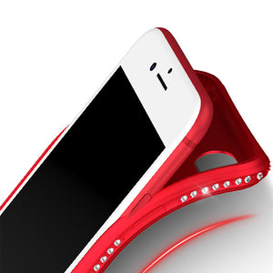 Bling Diamond Shiny Bumper Soft Silicon Case Apple iPhone 7 or 7 Plus - BingBongBoom