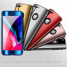 Load image into Gallery viewer, 360° Plating Phone Case Slim Mirror Full Coverage Apple iPhone 8 or 8 Plus - BingBongBoom