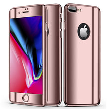 Load image into Gallery viewer, 360° Plating Phone Case Slim Mirror Full Coverage Apple iPhone 8 or 8 Plus - BingBongBoom