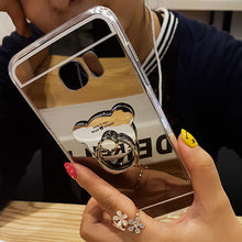 Load image into Gallery viewer, Bear Ring Loop Stand Soft Rubber Case Cover Samsung Galaxy S10 / S10 Plus / S10 Edge - BingBongBoom