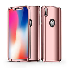 Load image into Gallery viewer, 360° Plating Phone Case Slim Mirror Full Coverage Apple iPhone X / XS / XR / XS Max - BingBongBoom