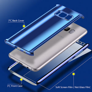 360° Plating Phone Case Slim Mirror Full Coverage Samsung Galaxy S8 or S8 Plus - BingBongBoom
