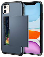 Load image into Gallery viewer, Card Slot Tough Armor Wallet Design Case Apple iPhone 11 / 11 Pro / 11 Pro Max - BingBongBoom