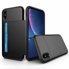 Load image into Gallery viewer, Card Slot Tough Armor Wallet Design Case Apple iPhone X / XS / XR / XS Max - BingBongBoom