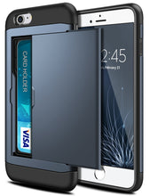 Load image into Gallery viewer, Card Slot Tough Armor Wallet Design Case Apple iPhone 6 or 6 Plus - BingBongBoom