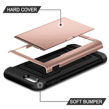 Load image into Gallery viewer, Card Slot Tough Armor Wallet Design Case Apple iPhone SE 2016 (Gen1) - BingBongBoom