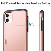 Load image into Gallery viewer, Card Slot Holder Wallet Shock Proof Apple iPhone 12 Pro Max Case - BingBongBoom