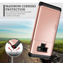 Load image into Gallery viewer, Card Slot Tough Armor Wallet Design Case Samsung Galaxy Note 9 - BingBongBoom