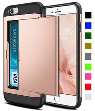 Load image into Gallery viewer, Card Slot Tough Armor Wallet Design Case Apple iPhone 5 or 5s - BingBongBoom