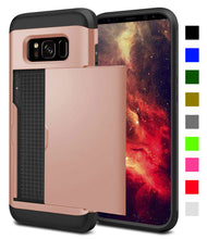 Load image into Gallery viewer, Card Slot Tough Armor Wallet Design Case Samsung Galaxy S8 or S8 Plus - BingBongBoom