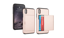 Load image into Gallery viewer, Card Slot Tough Armor Wallet Design Case Apple iPhone X / XS / XR / XS Max - BingBongBoom