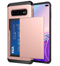 Load image into Gallery viewer, Tough Armor Card Slot Holder Shockproof Case Samsung Galaxy S10 / S10 Plus / S10 Edge - BingBongBoom