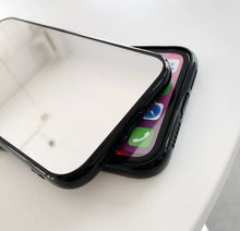 Load image into Gallery viewer, Crystal Clear Mirror Black Bumper Shockproof Slim Cover Apple iPhone 12 Pro Max Case - BingBongBoom