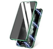 Load image into Gallery viewer, Anti Peep Privacy Magnetic Metal Double-Sided Glass Apple iPhone 8 Case
