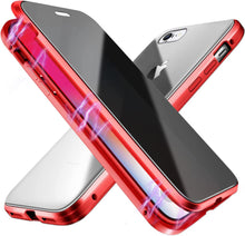 Load image into Gallery viewer, Anti Peep Privacy Magnetic Metal Double-Sided Glass Apple iPhone SE (2022) (3rd generation) Case