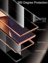 Load image into Gallery viewer, Anti Peep Privacy Magnetic Metal Double-Sided Glass Samsung Galaxy S22 Ultra Case