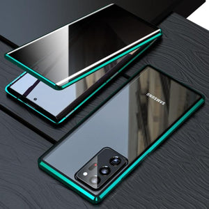 Anti Peep Privacy Magnetic Metal Double-Sided Glass Case Samsung Galaxy S20 / S20 Plus / S20 Ultra