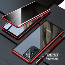 Load image into Gallery viewer, Anti Peep Privacy Magnetic Metal Double-Sided Glass Samsung Galaxy S22 Ultra Case
